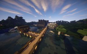 Download Modern Waterfront Home for Minecraft 1.8